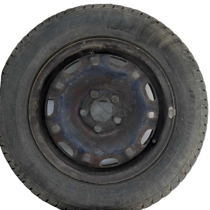 Стоманени джанти 5x100 с гуми R14 Skoda Fabia I (6Y)  ID:151618