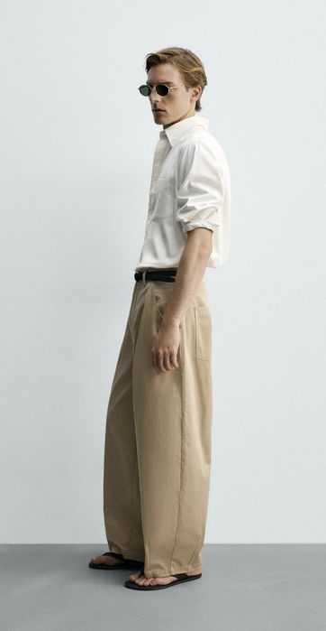 Укороченные брюки WIDE FIT