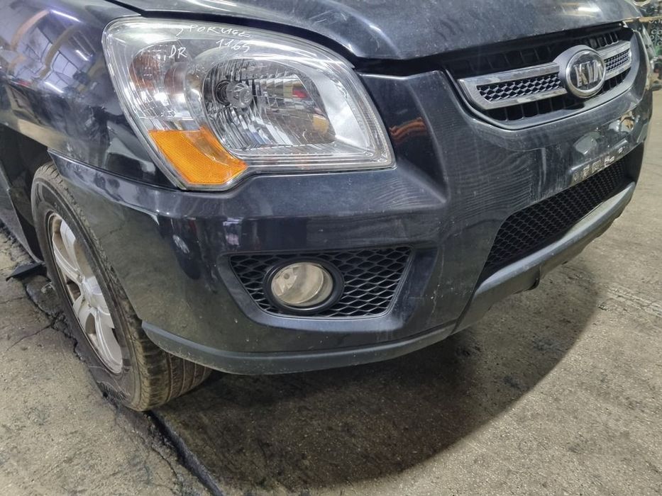 Bara fata Kia Sportage II 2006 - 2010 Negru (1165) model fara spalatoare far