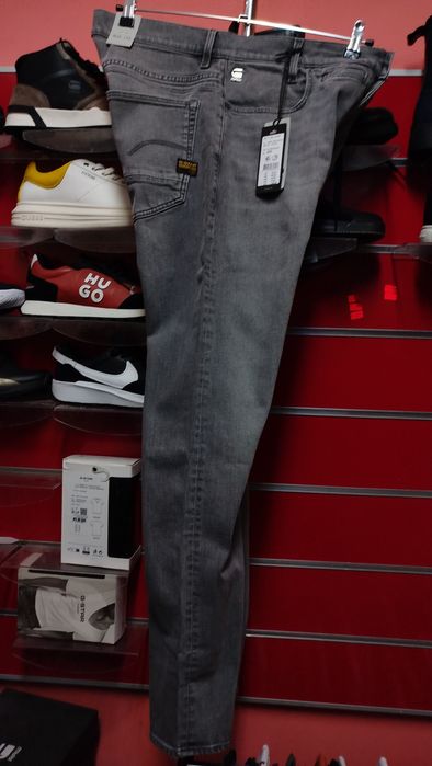 Оригинални дънки G-Star Raw D-Staq W34 , W36 Slim нови мъжки сиви