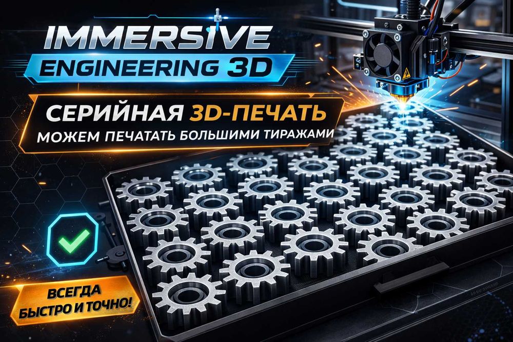Студия 3D-Печати Immersive Engineering 3D