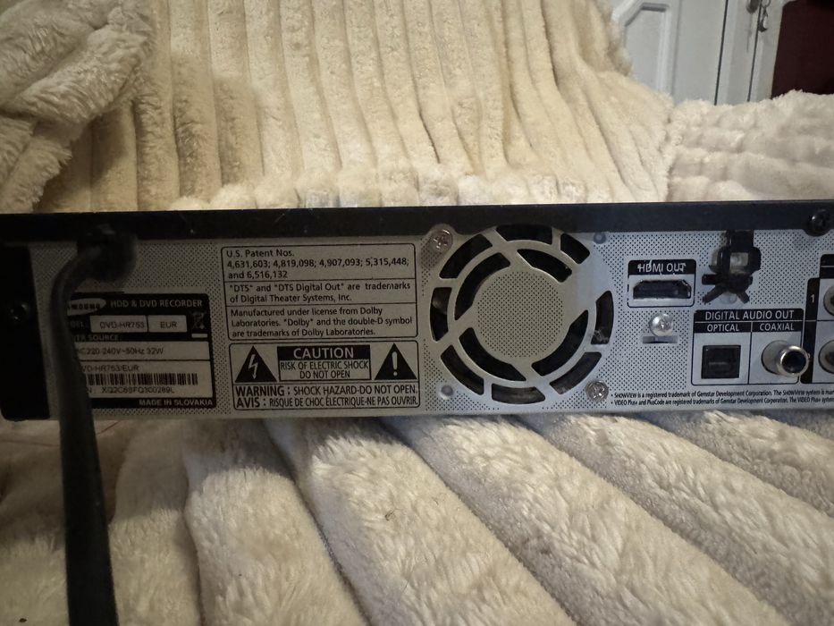 Samsung DVD-HR753 HDD & DVD Recorder – HDMI, Hard Disk, Funcțional