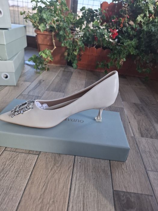 Pantofi piele ecologica C. Paravano