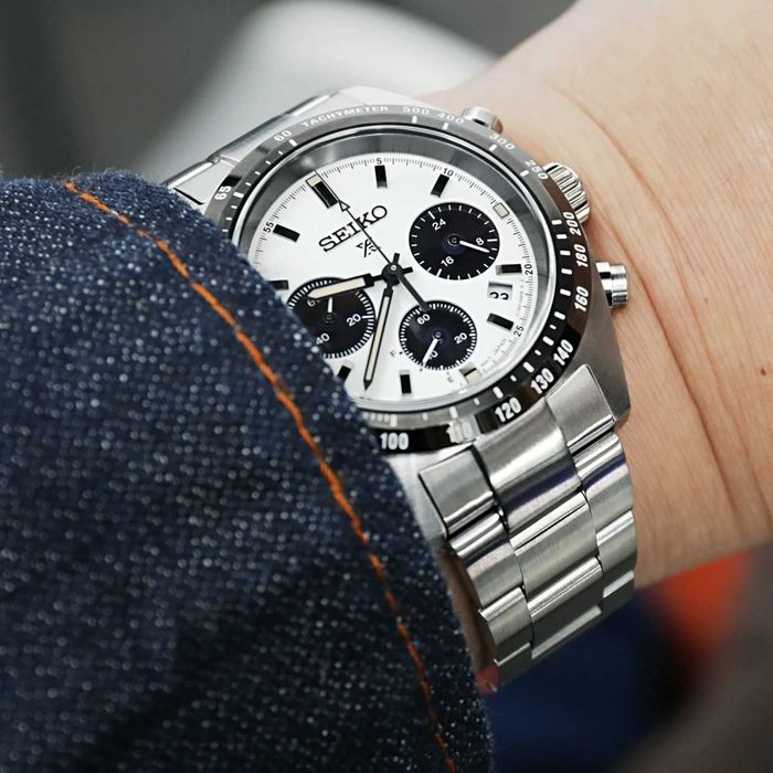 Seiko Prospex Speedtimer Solar Chronograph Panda SSC813