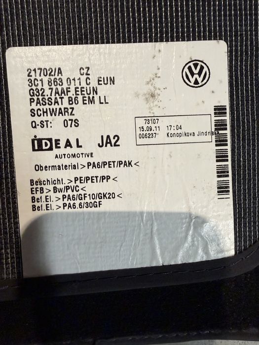 Set covorase vw passat b6