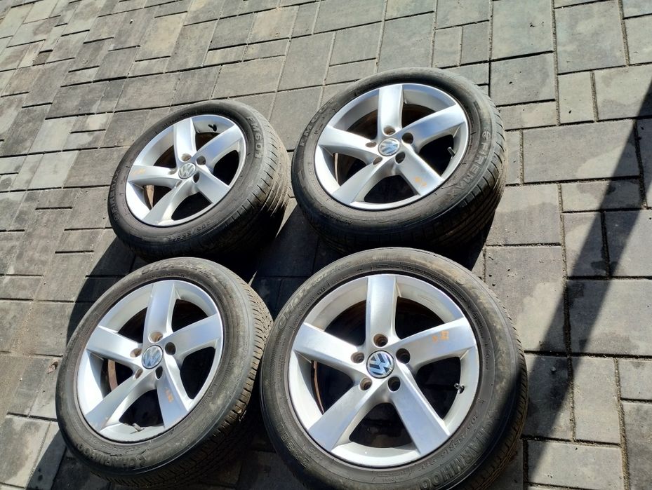 Jante aluminiu 5x112 R16,vw passat b6,b7,b8,golf 6,golf 7,skoda