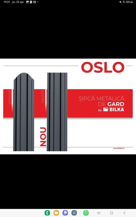 Tigla metalica Bilka plata în Rate