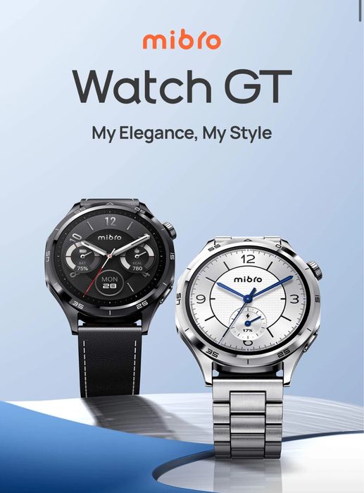 Смарт-часы Mibro Watch GT AMOLED 1.43”, GPS, Bluetooth-звонки, 5 ATM