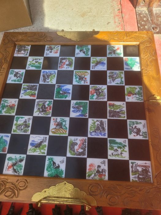 Tabla de șah de lemn