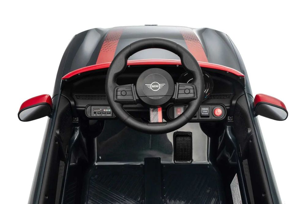 Masina Electrica Copii BMW Mini Cooper 12V Negru, Baterie Litiu, LED, Telecomanda, Nou Garantie si Licenta