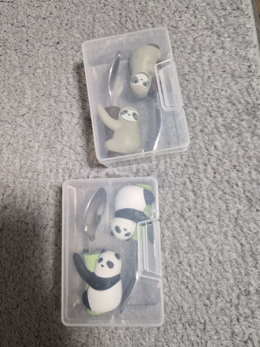 Панда прибори за хранене детски