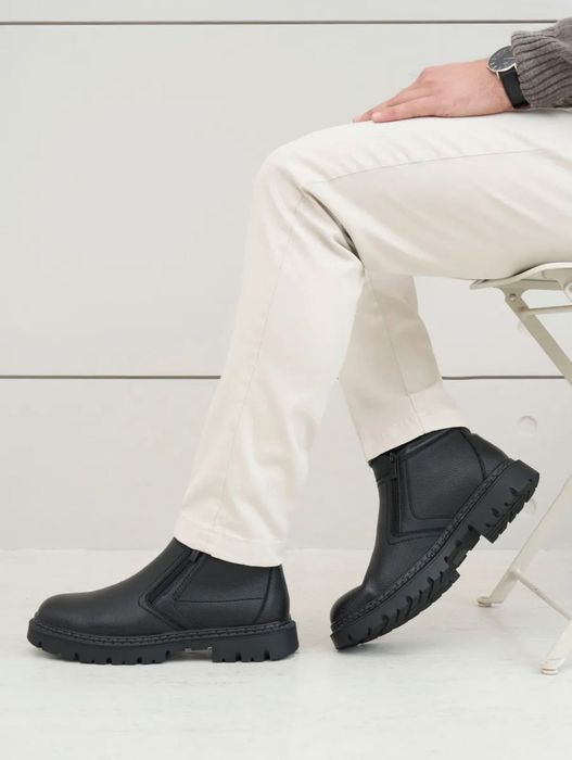 Сапоги зимние мужские с мехом