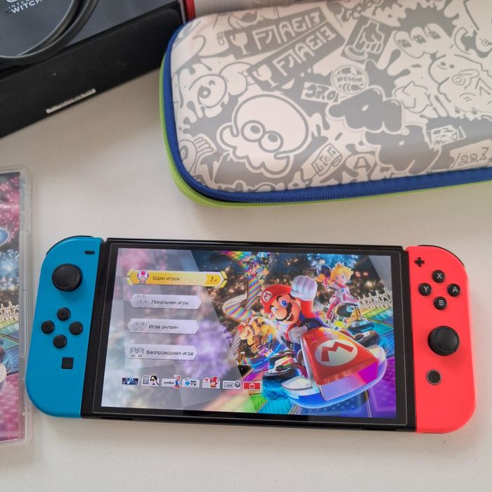 Nintendo switch OLED + 3 игры