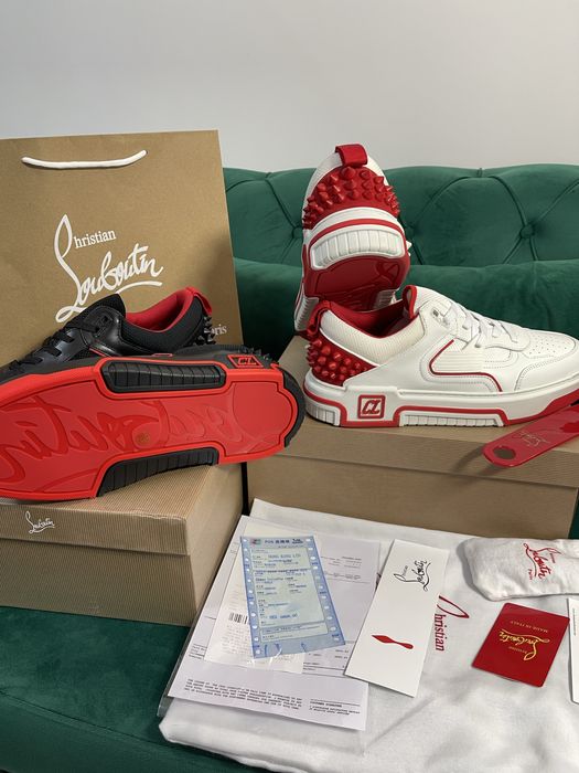 Adidasi Christian Louboutin piele naturala 100% Full Box colectie noua