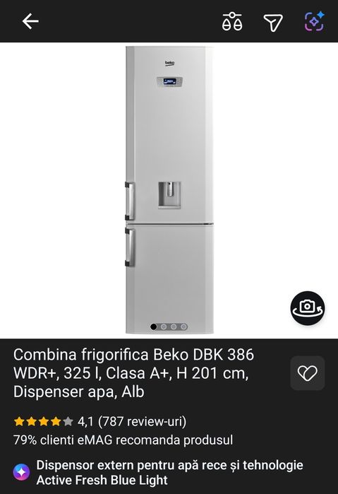 Combina frigorifica Beko  clasa A+