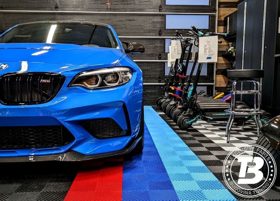 Pardoseala Modulara pentru Garaj si Ateliere Detailing - Turcoaz