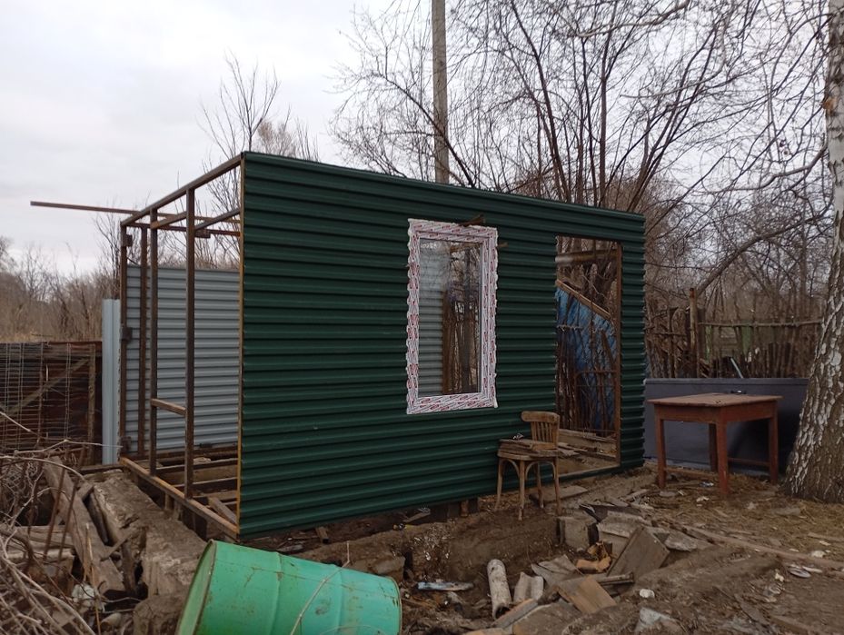Дачный металокаркасный дом,