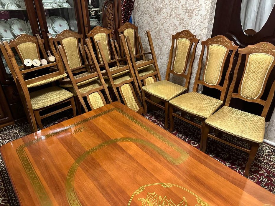 12 kishilik stol stul