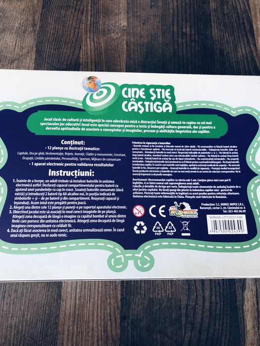 Joc interactiv copii/Cine stie castiga