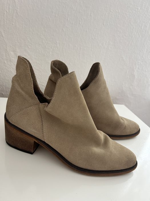 Замша пол сапоги Зара