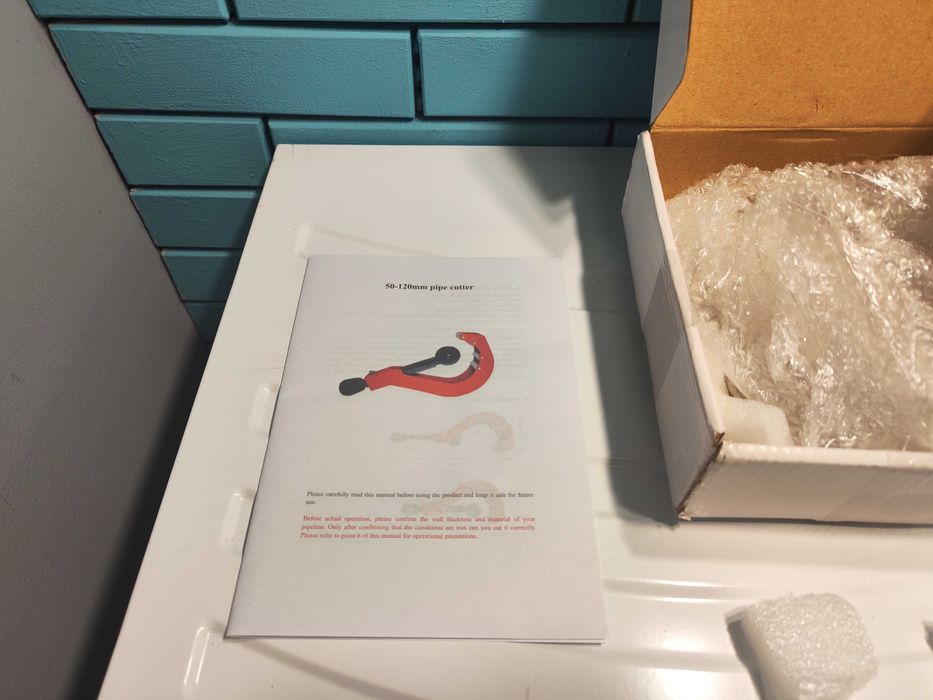 BAOSHISHAN ножица за PVC тръби 50–120 мм за твърди пластмаси