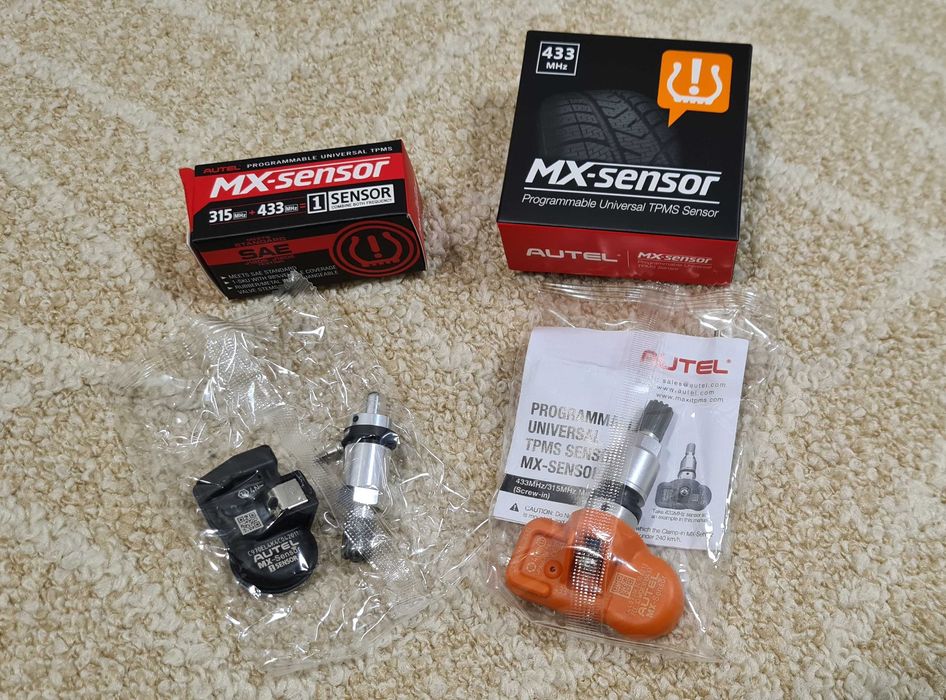 Senzori TPMS universali Autel MX-Sensor 315MHz + 433MHz TPS218 Metal