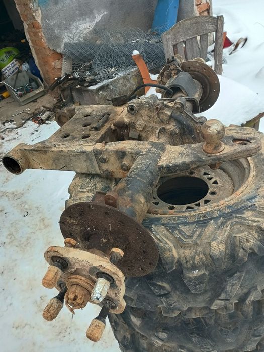 Roți ATV lihai+ punte spate completa.