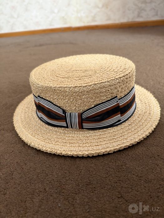 Соломеная шляпа - канотье (boater hat)