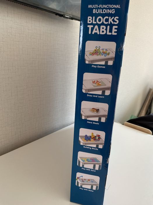 Комплект масичка, конструктор и столче - динозавър