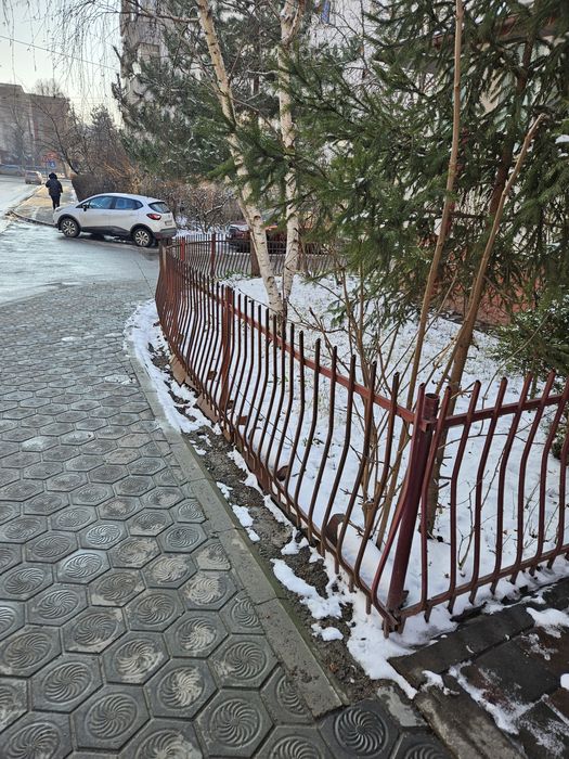 Peste 50 m de gard de fier