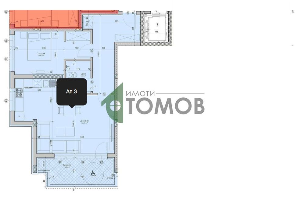 Прекрасен двустаен апартамент в кв. Железник-запад
