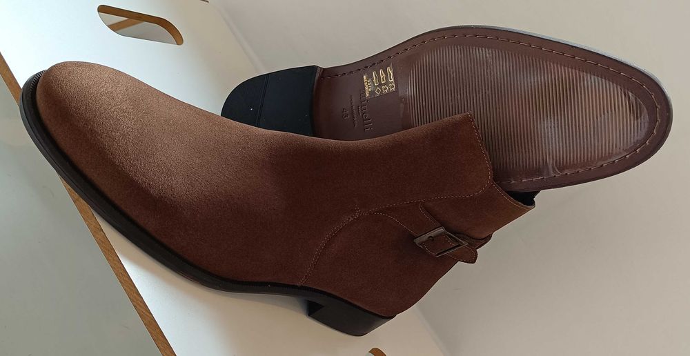 Ghete jodpur chelsea 44 43 premium Minelli NOI piele naturala moale