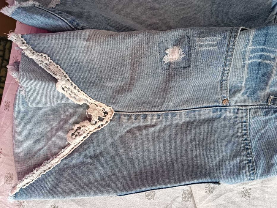 Къси дънкови панталонки 48 размер