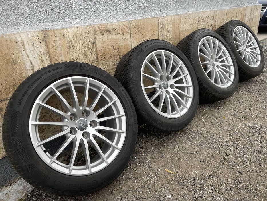 Jante Roti 17 Audi A4 A5 A6 B9 B8 C6 8W 8K anvelope 225 50 R17 M+S