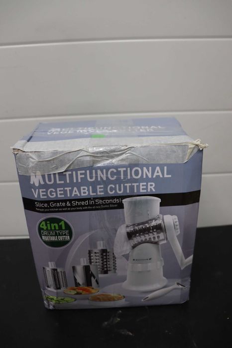 Ротационно ренде, резачка за зеленчуци мандолина, 3 барабанa, ДЕФЕКТ