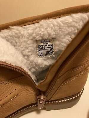 Zara пухкави и топли обувки или naturino