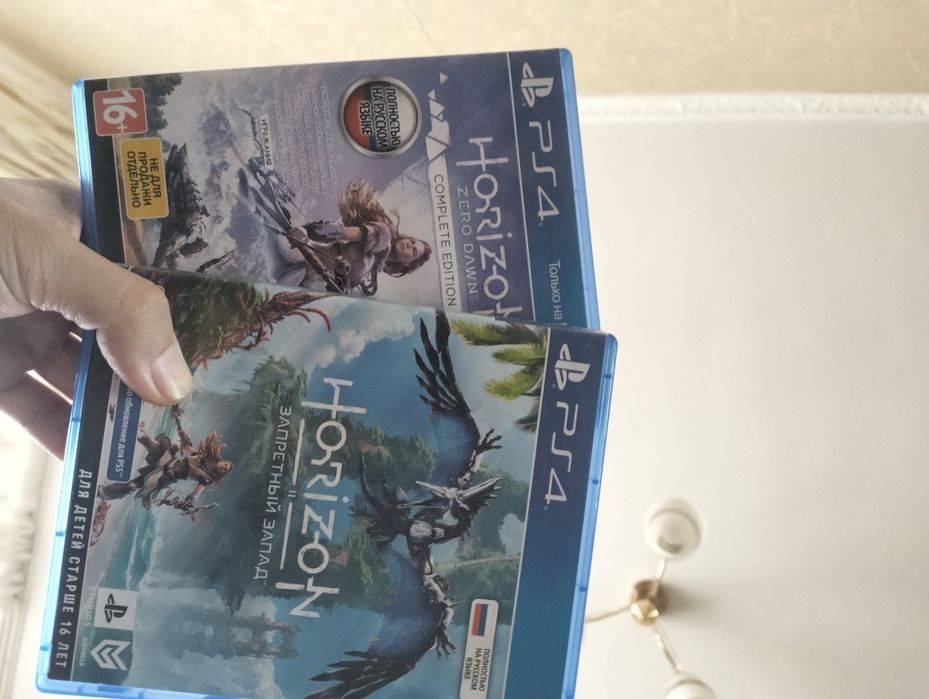 Horizon zero dawn и foribden west на PS4