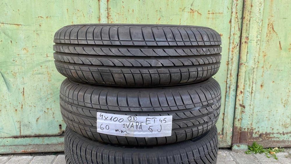 jante table  reno 4x100 anv 2 buc vara si 2 buc all season  165 70 14