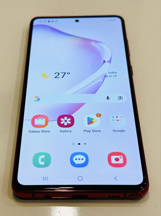 Samsung Galaxy Note 10 Lite 128 GB Red! Перфектен!