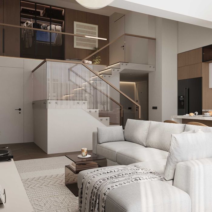 Продается квартира GrandCity 6й этаж с мансардной крышей 76квм + 30квм