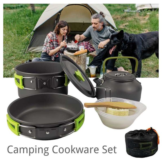 Посуда для походов 4 в 1 м. Вес-620 г Доставка бесплатно