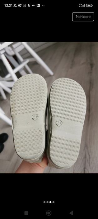 Cizme ploaie Mikk-line mărimea 21