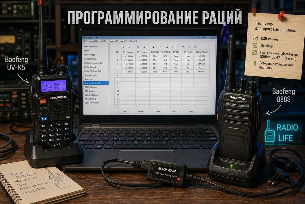 Программирование раций