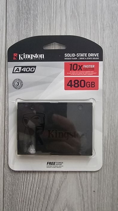 Solid State Drive (SSD) Kingston A400, 480GB, 2.5", SATA III nou sigilat
