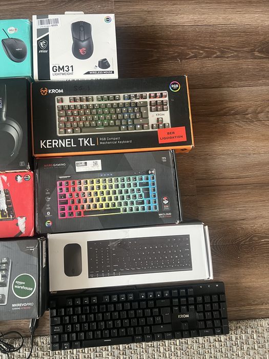 Клавиатури, мишки, слушалки