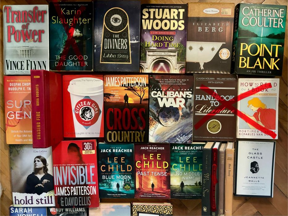 Книги на английски, немски, руски език