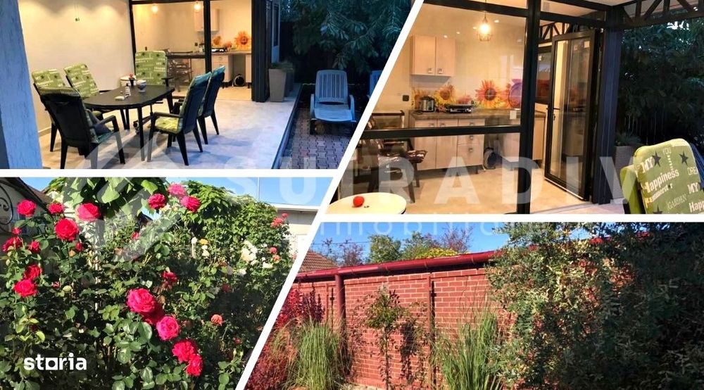 Casa tip duplex, 5 camere, pod, garaj, terasa acoperita, curte, gratar