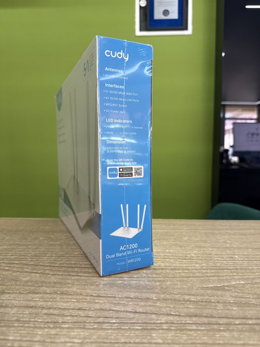 Cudy AC 1200 Dual Band wifi Router model WR1200