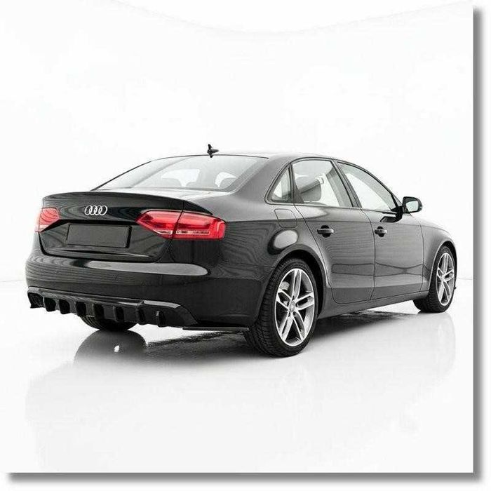 Дифузьор за ауди а4 б8 / audi a4 b8 diffuser / добавка за задна броня / седан / комби
