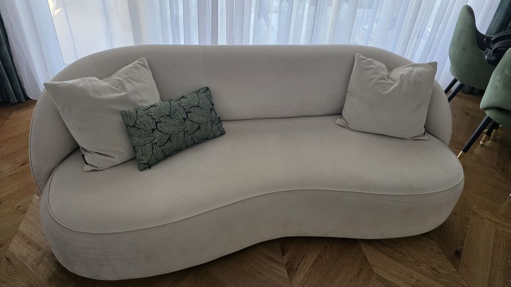 Canapea Divani & Sofa din catifea bej